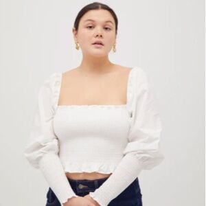 Hill House Grace Nap Top (White, L)